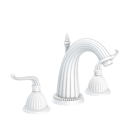 Newport Brass Widespread Lavatory Faucet in White 1090/50